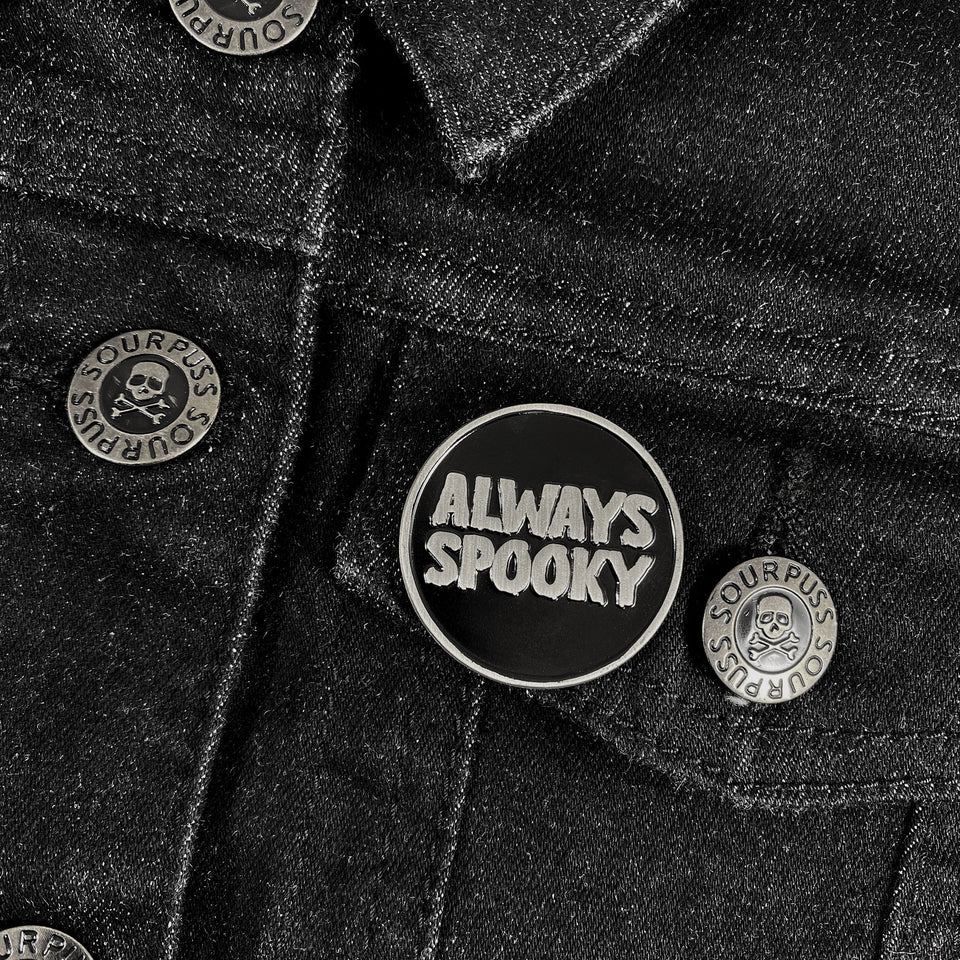 Always Spooky Enamel Pin-Pins-Scarlett Dawn