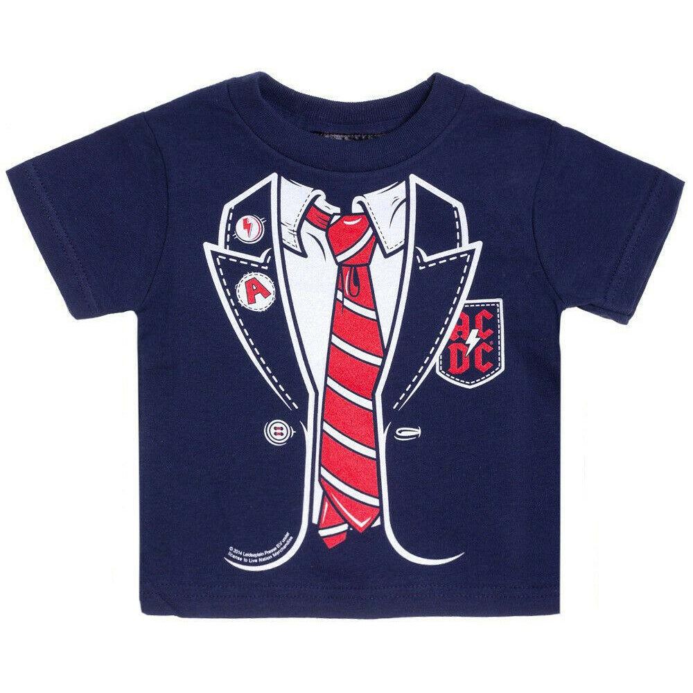 AC/DC Licenced Product Angus Young Baby Boys T-Shirt-Baby, Toddler And Kids-Scarlett Dawn