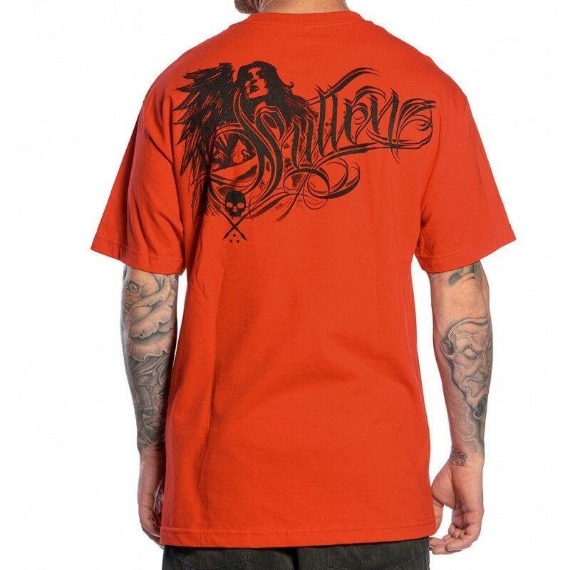 Angel Brush Mens Red T-Shirt-Mens T-Shirts & Tanks-Scarlett Dawn