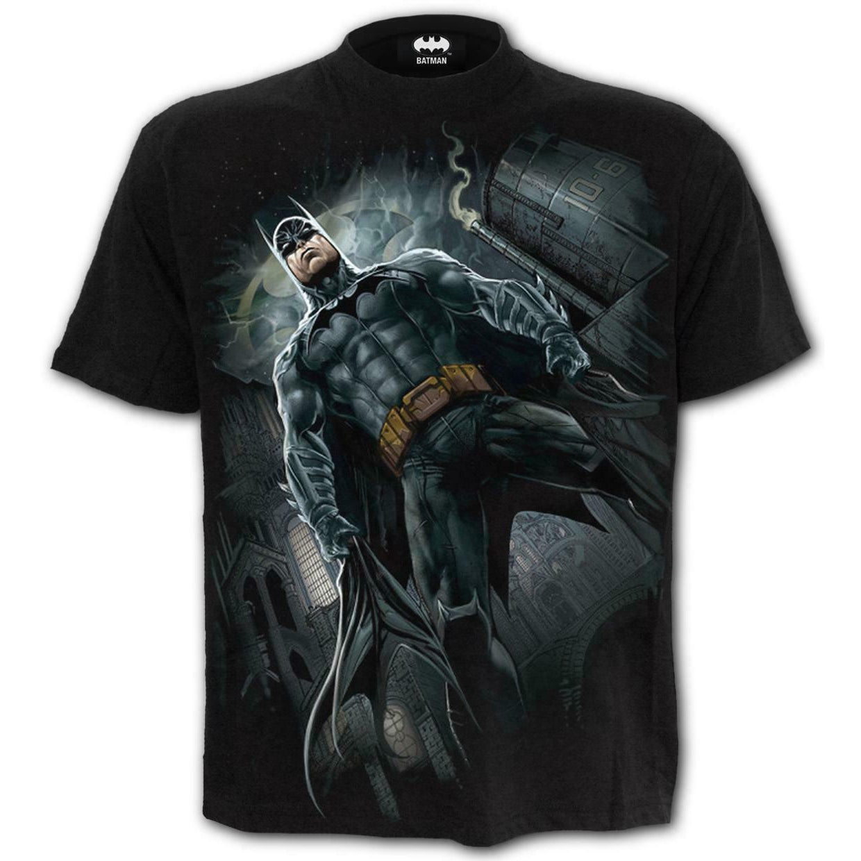 Batman Call Of The Knight Black Mens T-Shirt-Mens T-Shirts & Tanks-Scarlett Dawn