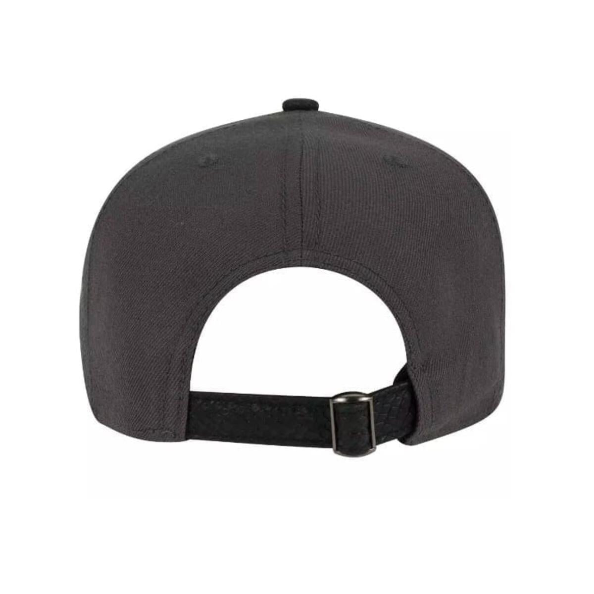 Cobra Charcoal Strap Back Cap-Mens Beanies, Hats & Snapback Caps-Scarlett Dawn