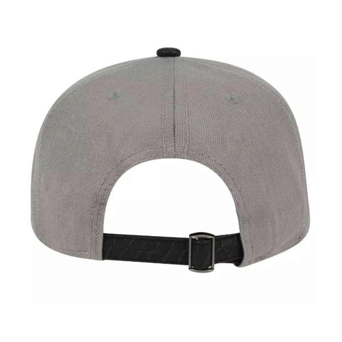 Cobra Grey Strap Back Cap-Mens Beanies, Hats &amp; Snapback Caps-Scarlett Dawn