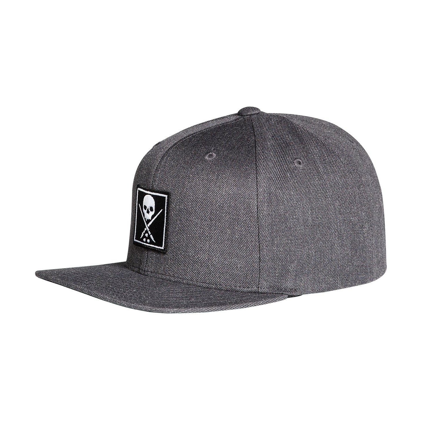 Collective Grey Snapback Cap-Mens Beanies, Hats & Snapback Caps-Scarlett Dawn
