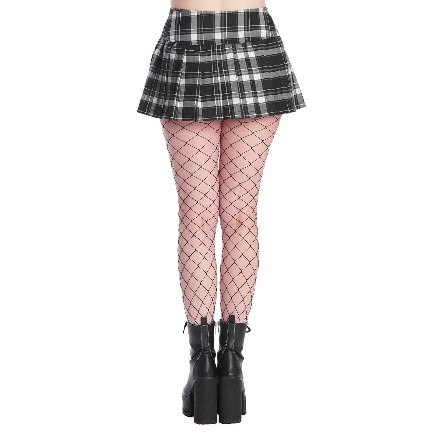 Darkdoll Black & White Mini Skirt-Womens Shorts & Skirts-Scarlett Dawn