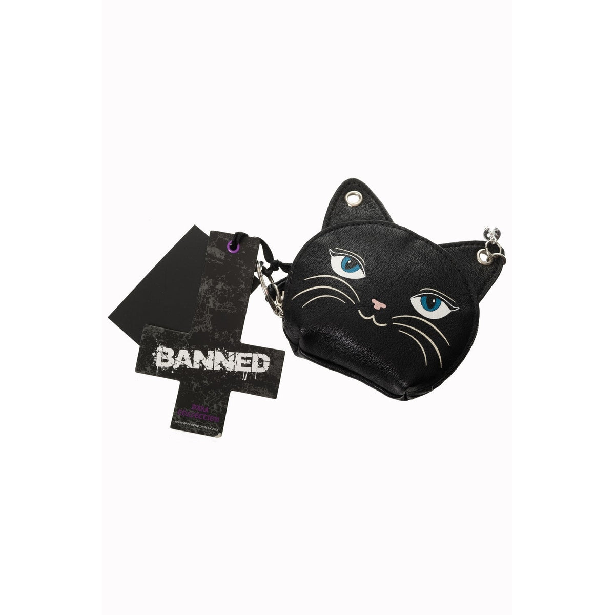 Feminine Feline Coin Purse-Womens Handbags, Purses &amp; Wallets-Scarlett Dawn