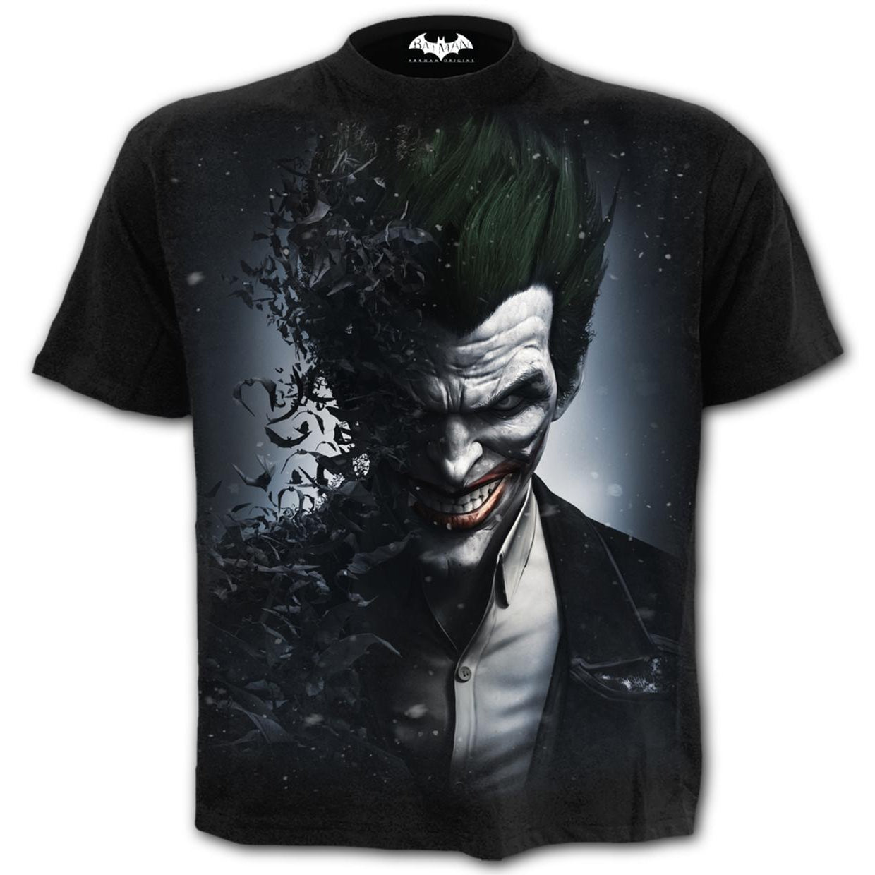 Joker Arkham Origins Black Mens T-Shirt-Mens T-Shirts & Tanks-Scarlett Dawn
