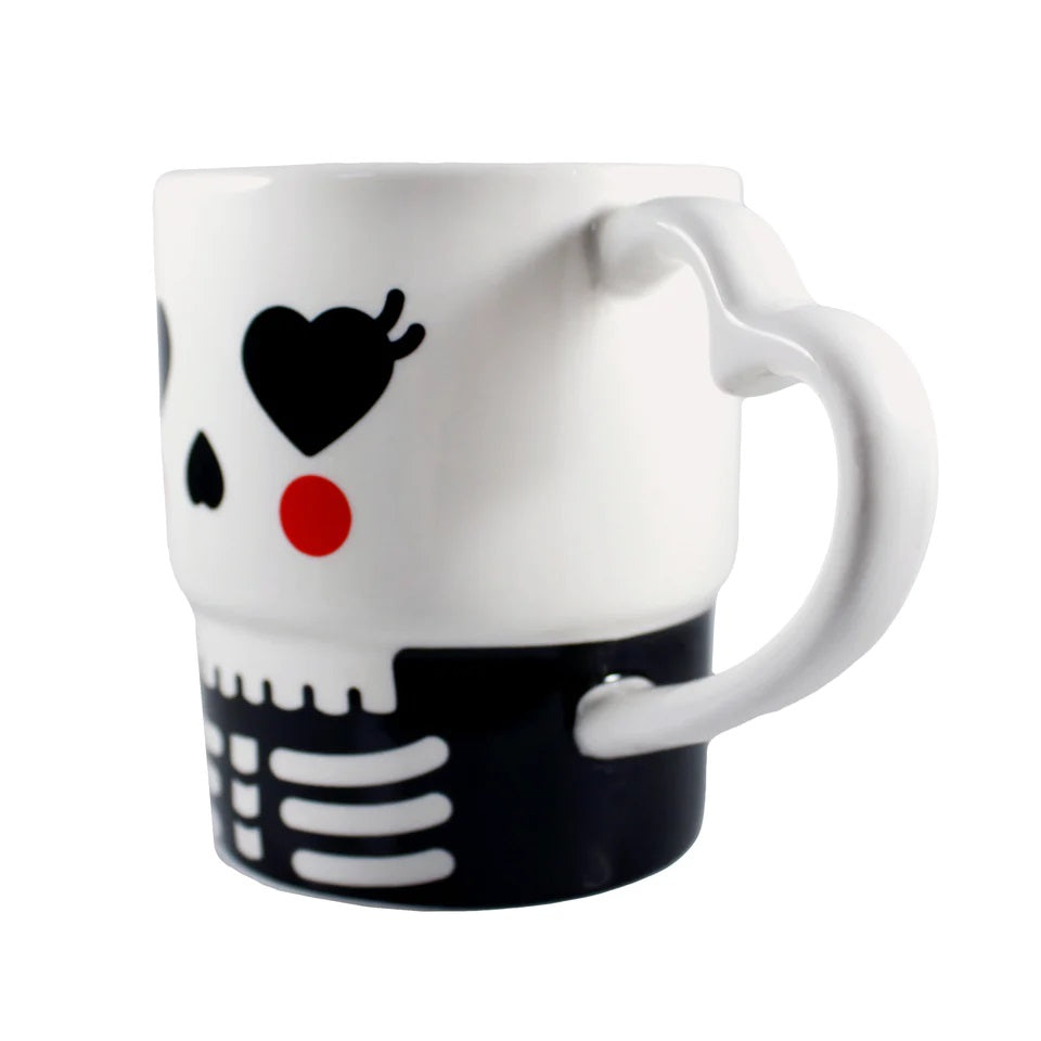 Lady Skull Mug-Cups & Mugs-Scarlett Dawn