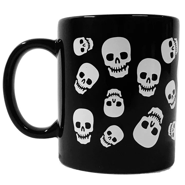 Lust For Skulls Black Mug-Cups & Mugs-Scarlett Dawn
