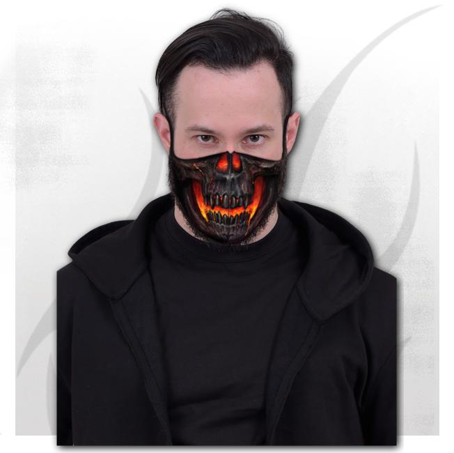 Skull Lava Face Mask-Face Masks & Wraps-Scarlett Dawn