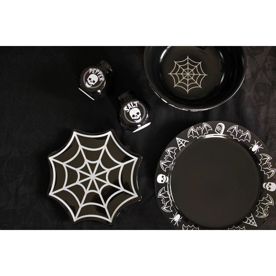 Spiderweb Dessert Plate-Plates &amp; Dishes-Scarlett Dawn