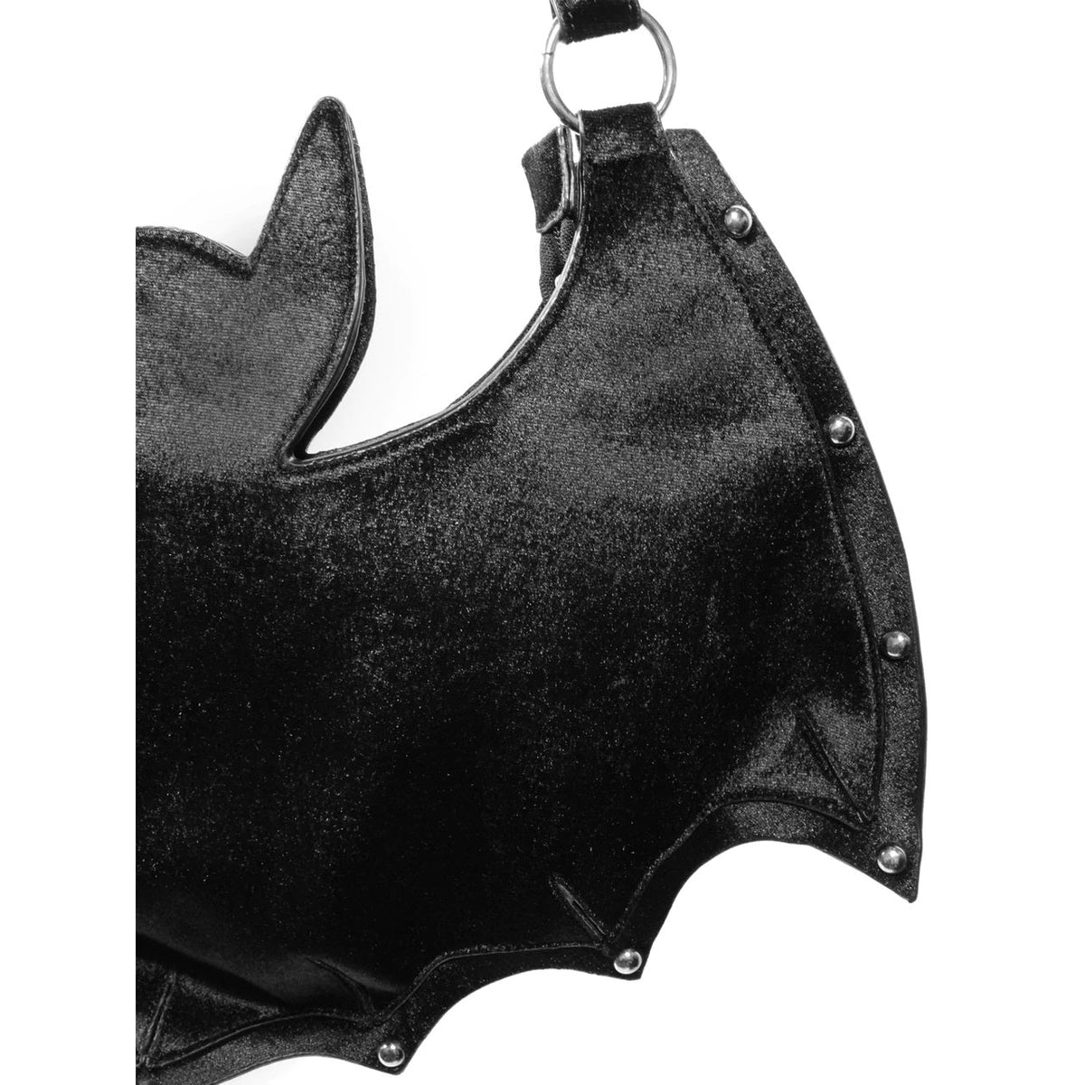 Studded Bat Handbag-Womens Handbags, Purses &amp; Wallets-Scarlett Dawn