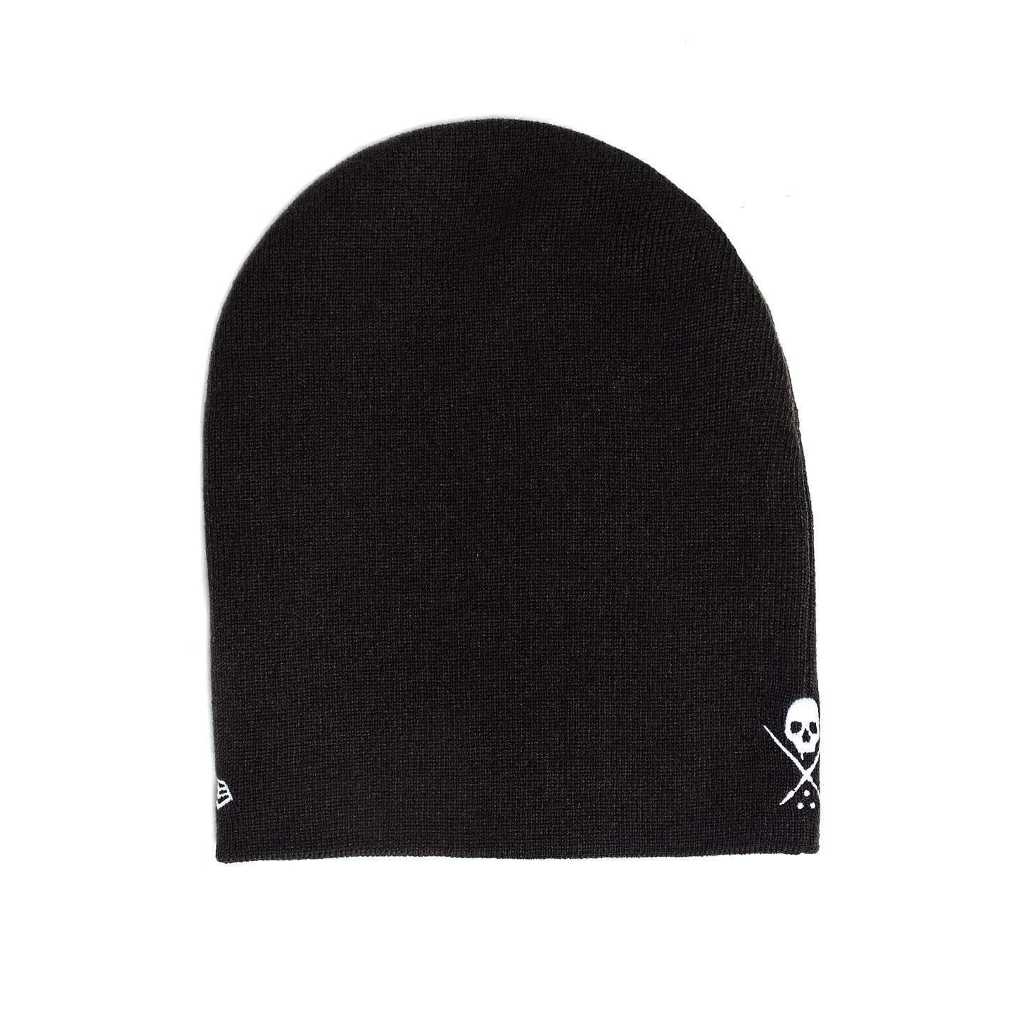 Sullen New Era Standard Issue Black Beanie-Mens Beanies, Hats & Snapback Caps-Scarlett Dawn
