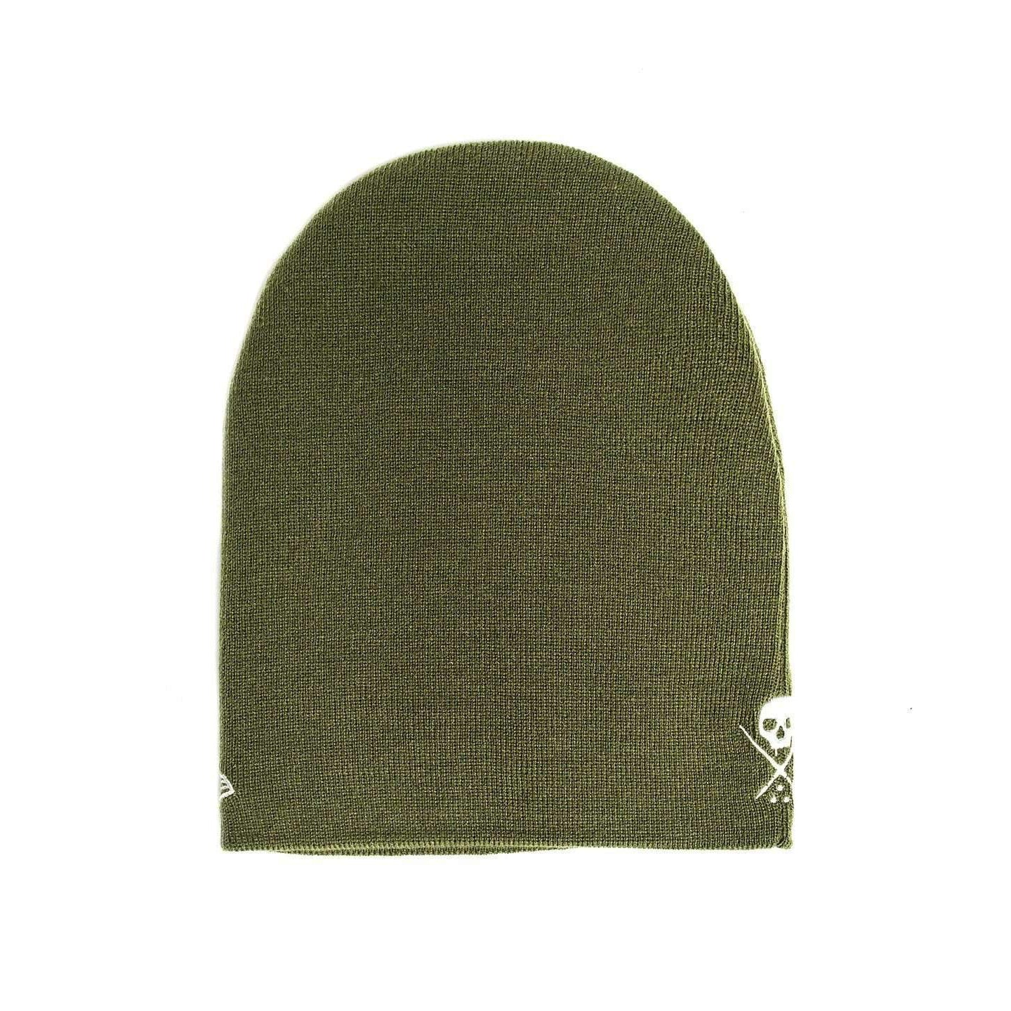 Sullen New Era Standard Issue Olive Beanie-Mens Beanies, Hats & Snapback Caps-Scarlett Dawn