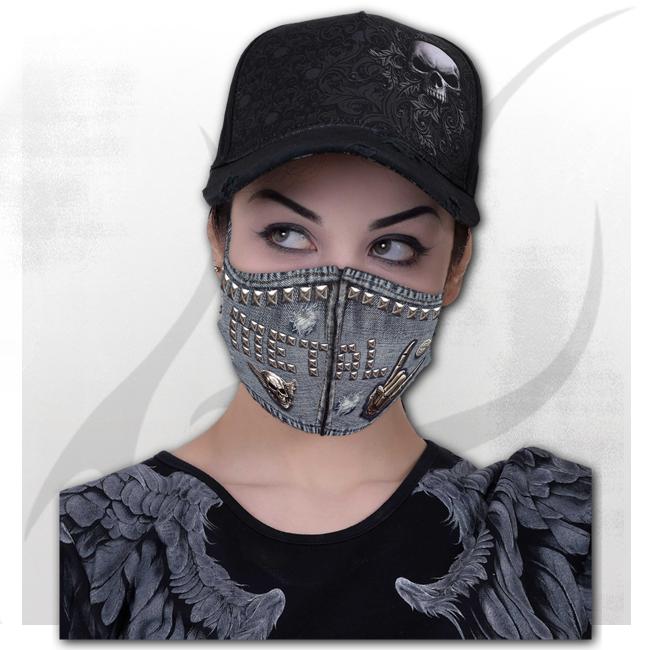 Thrash Metal Face Mask-Face Masks &amp; Wraps-Scarlett Dawn