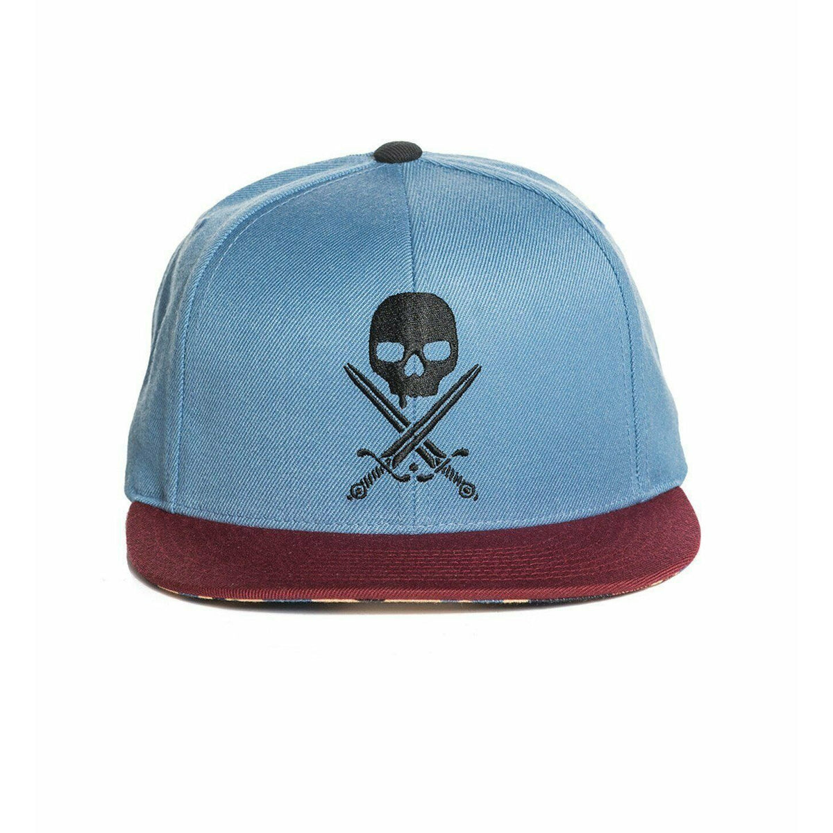 Urban Assault Blue Camouflage Snapback-Mens Beanies, Hats &amp; Snapback Caps-Scarlett Dawn