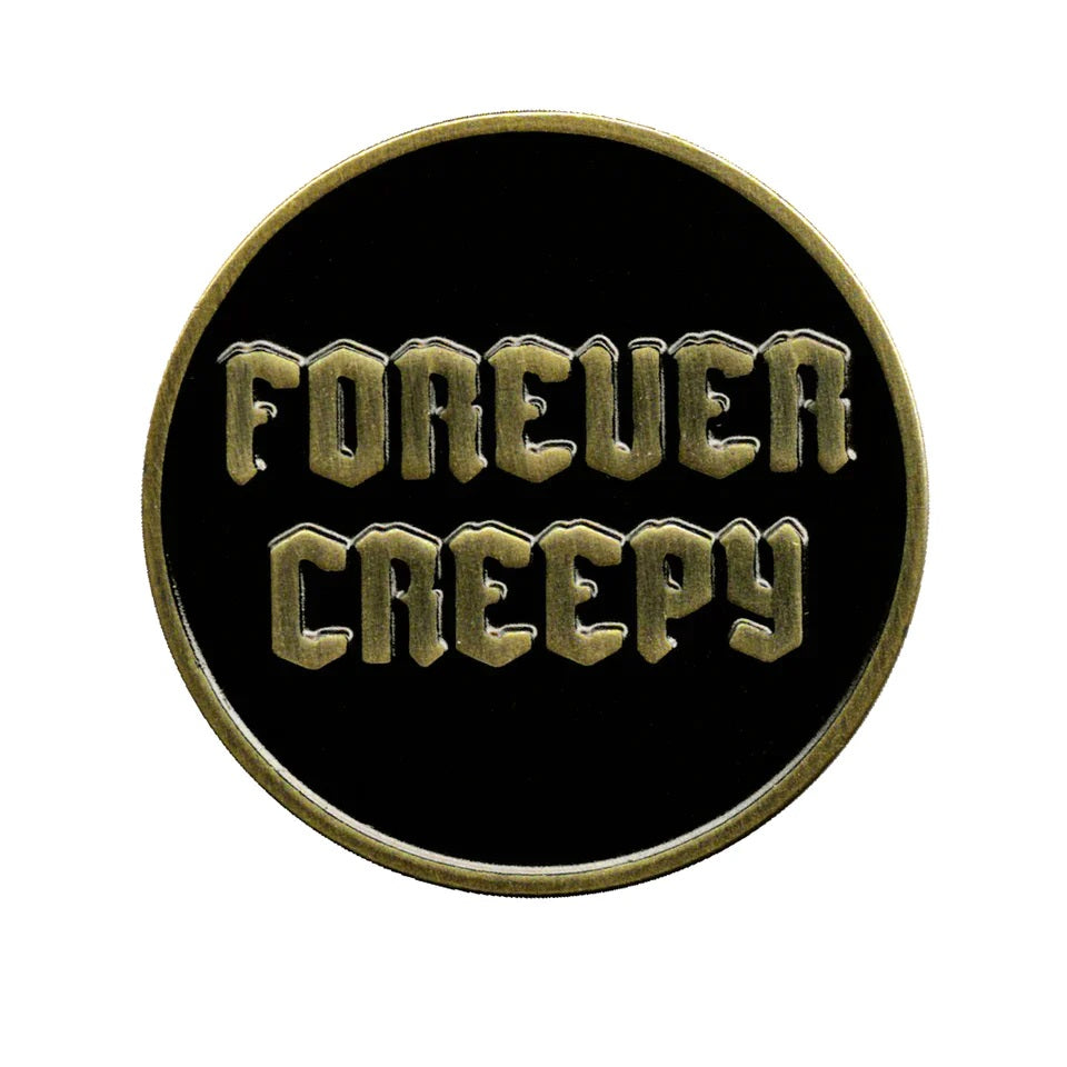 Creepy Pin Sourpuss Forever Creepy Enamel Pin - Scarlett Dawn