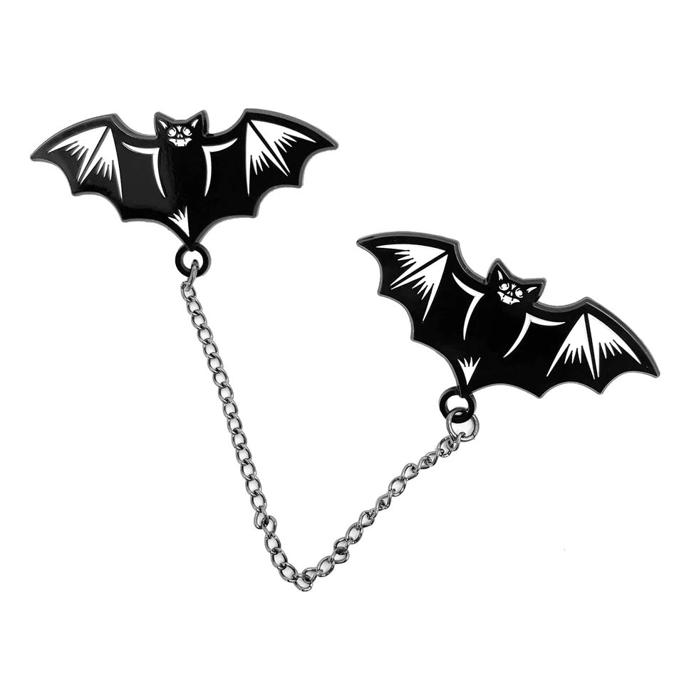 Nokturnal Bats Enamel Pin-Pins-Scarlett Dawn