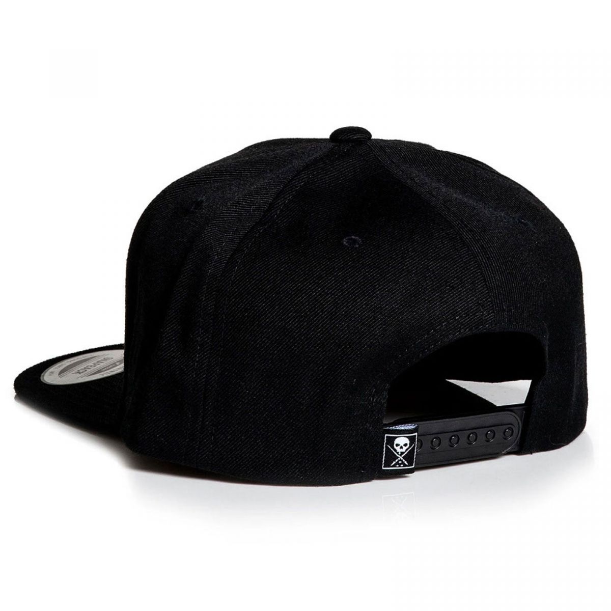3 Drops Black Snapback Cap-Mens Beanies, Hats &amp; Snapback Caps-Scarlett Dawn