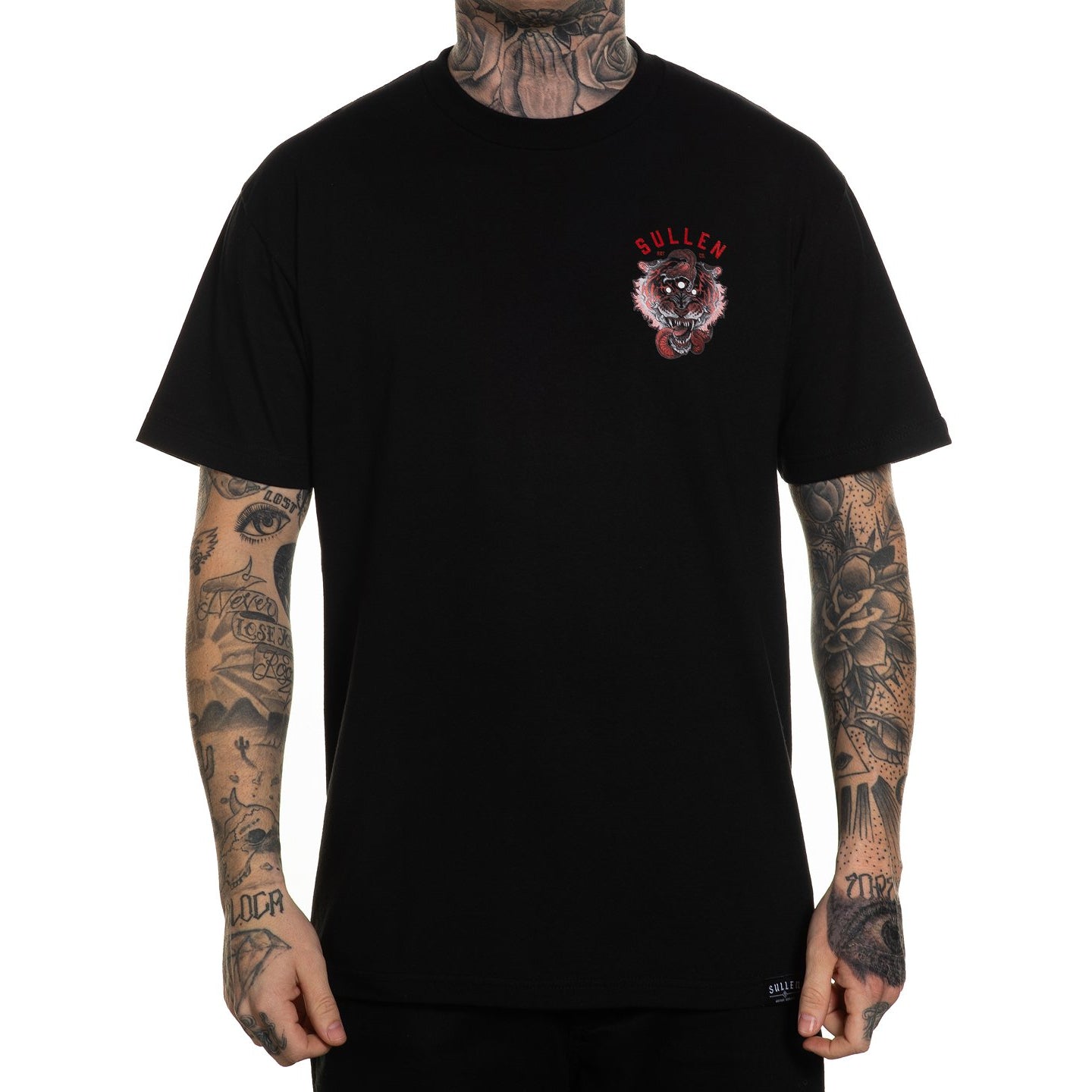 3 Eye Tiger Standard Fit Mens T-Shirt-Mens T-Shirts & Tanks-Scarlett Dawn