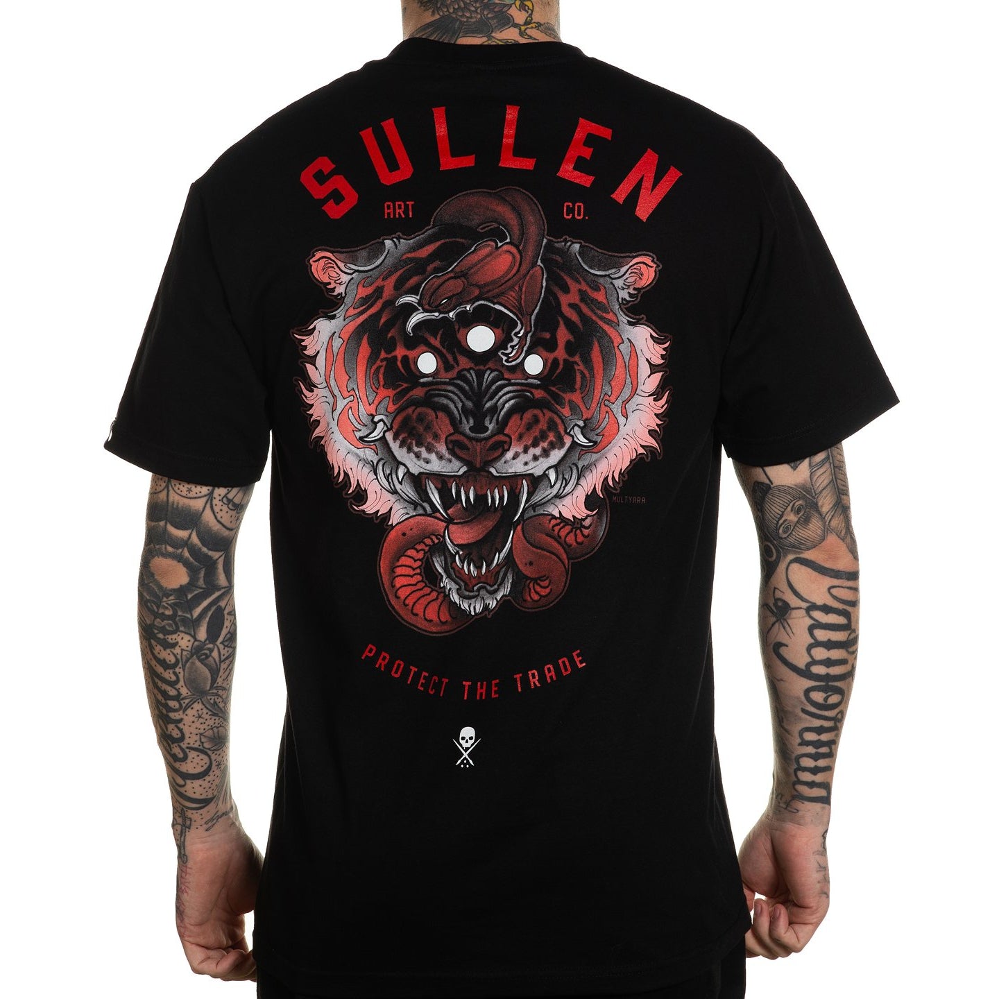 3 Eye Tiger Standard Fit Mens T-Shirt-Mens T-Shirts & Tanks-Scarlett Dawn