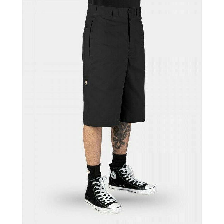 42283 13" Loose Fit Mens Work Shorts Black-Mens Shorts & Pants-Scarlett Dawn