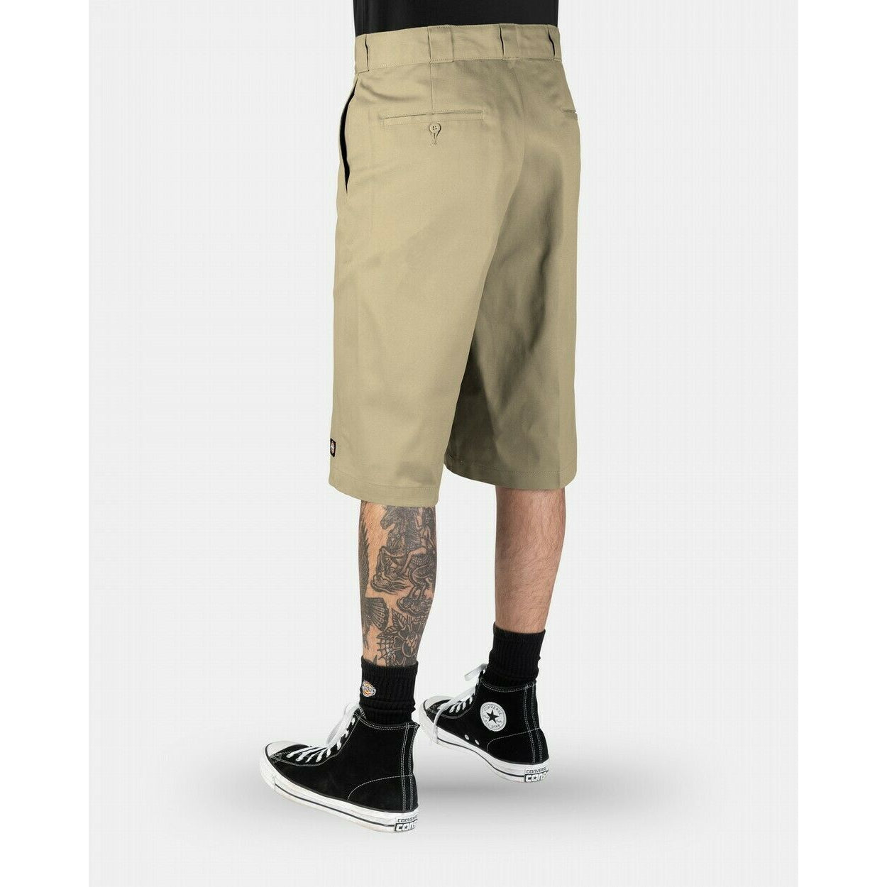 42283 13" Loose Fit Mens Work Shorts Khaki-Mens Shorts & Pants-Scarlett Dawn