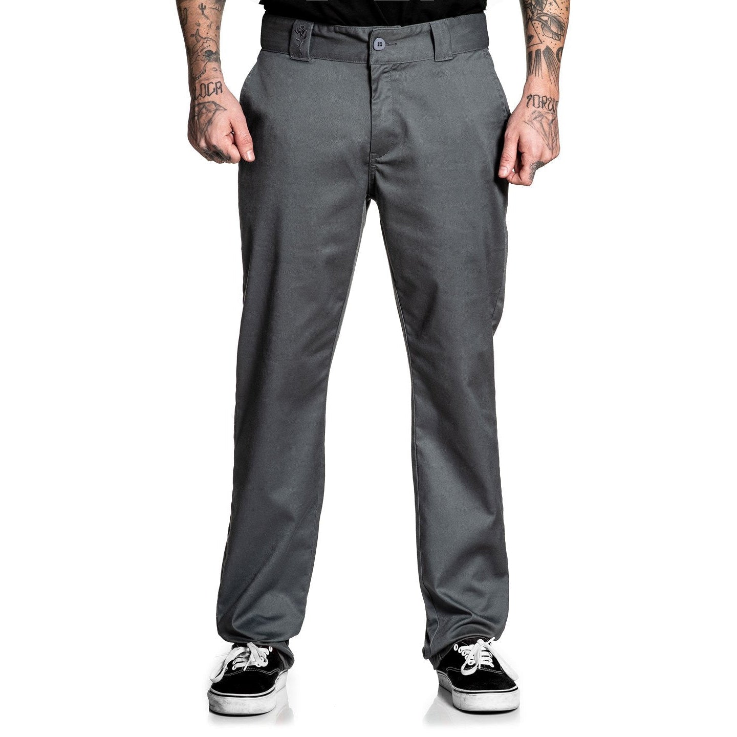 925 Chino Grey Mens Pants-Mens Shorts & Pants-Scarlett Dawn