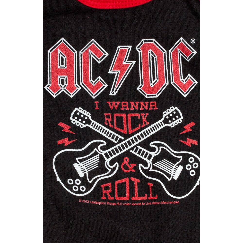 AC/CD Rock N Roll Licenced Product Baby Romper-Baby, Toddler And Kids-Scarlett Dawn