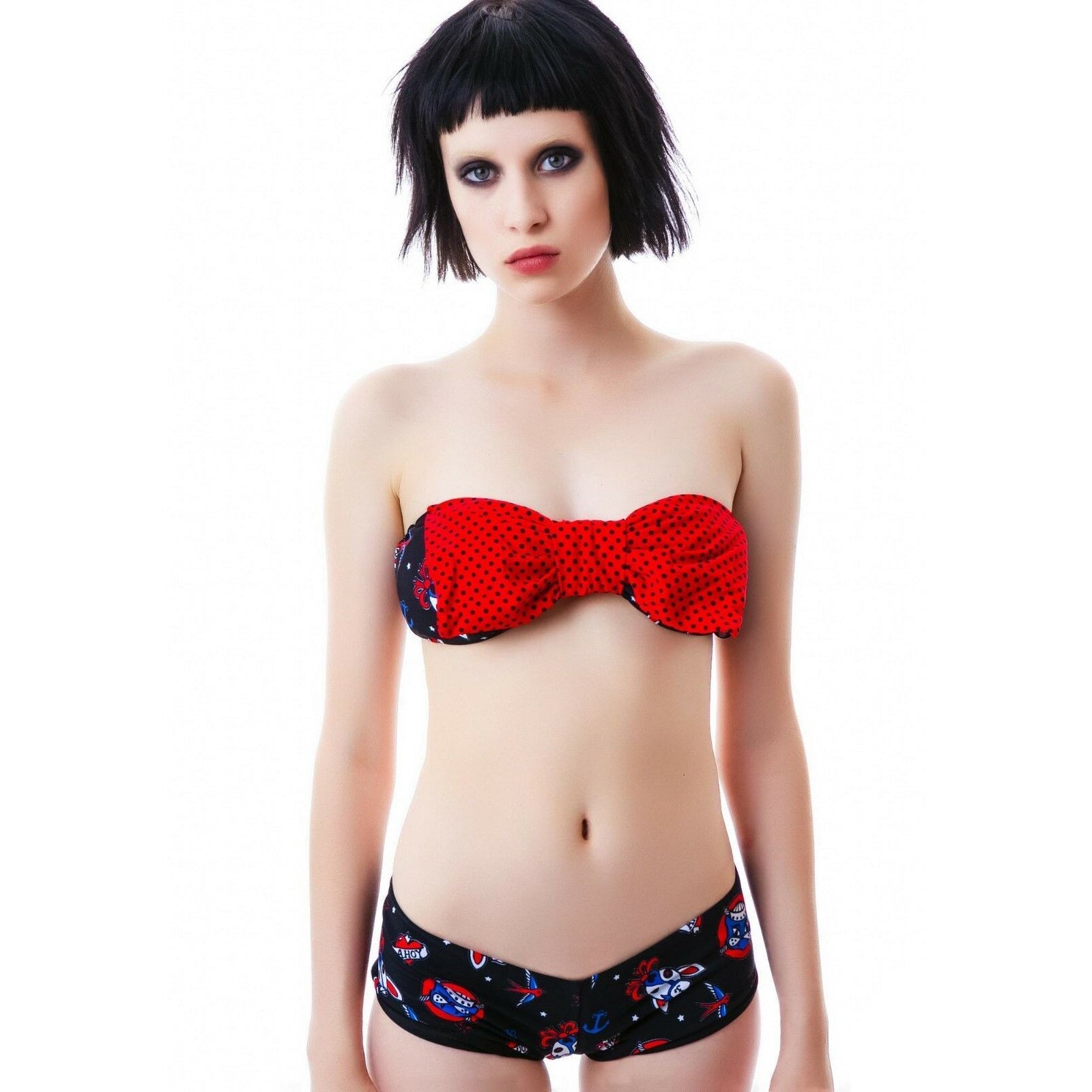 Ahoy Sailor Ariel Womens Bikini-Womens Swimwear-Scarlett Dawn