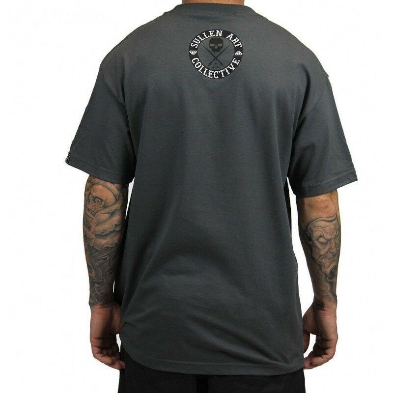 All Day Badge Grey Charcoal Standard Fit Mens T-Shirt-Mens T-Shirts &amp; Tanks-Scarlett Dawn
