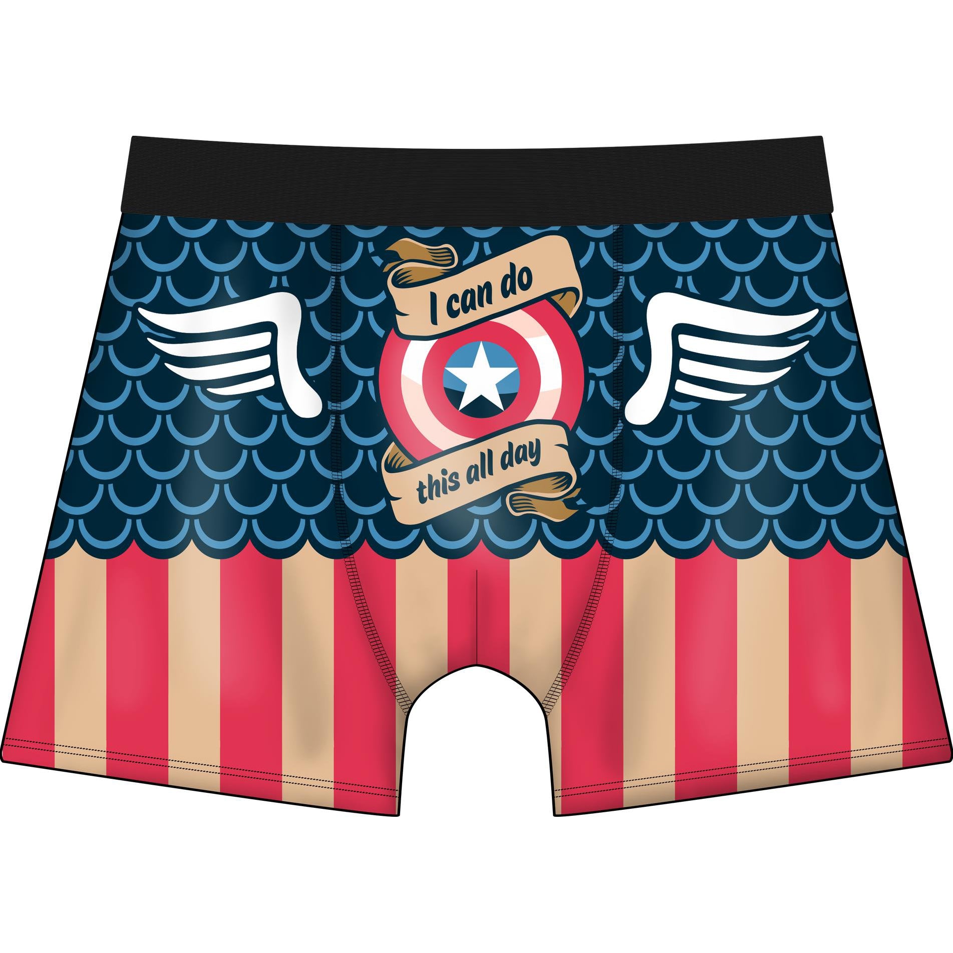 America's Ass Mens Boxer Briefs-Mens Underwear-Scarlett Dawn