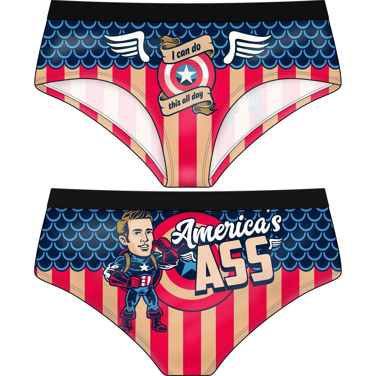 Americas Ass Panties-Womens Underwear-Scarlett Dawn