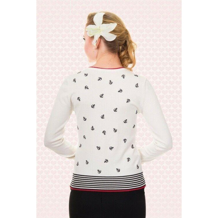 Anchor Sailor Cardigan-Womens Cardigans-Scarlett Dawn