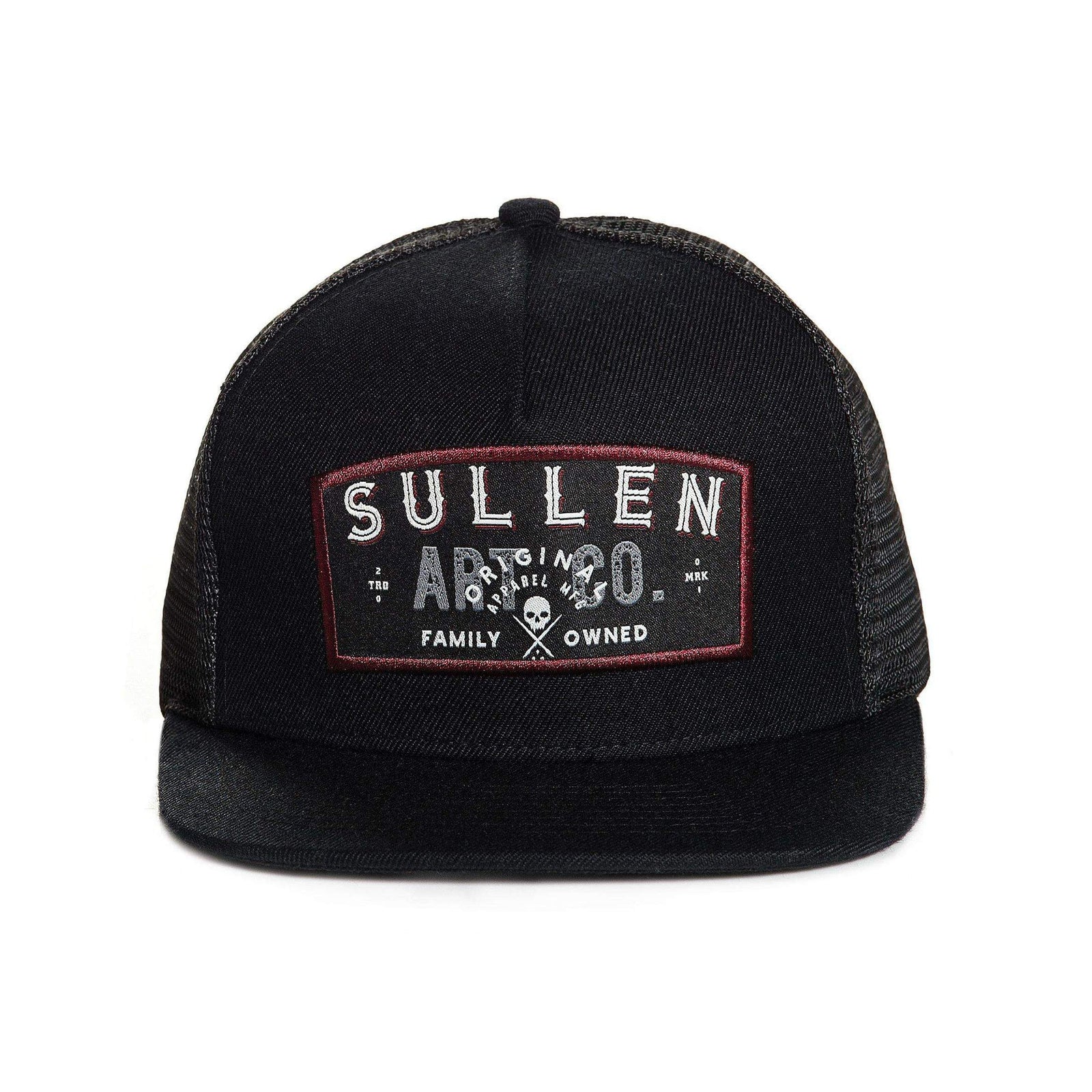 Antique Black Snapback Trucker Cap-Mens Beanies, Hats & Snapback Caps-Scarlett Dawn