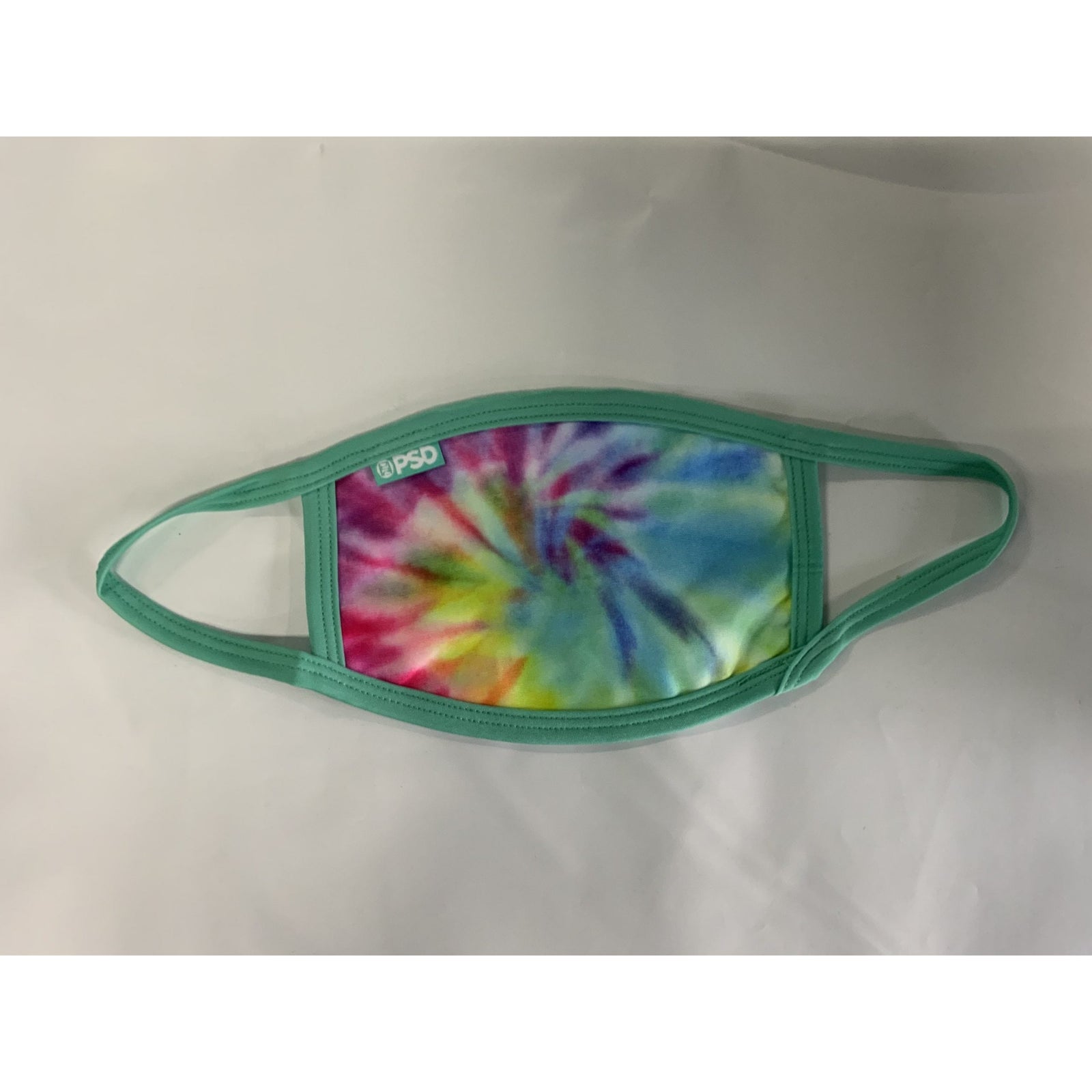 Aqua Tie Dye Face Mask-Face Masks & Wraps-Scarlett Dawn