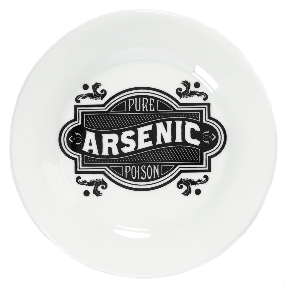 Arsenic Dessert Plate-Plates & Dishes-Scarlett Dawn