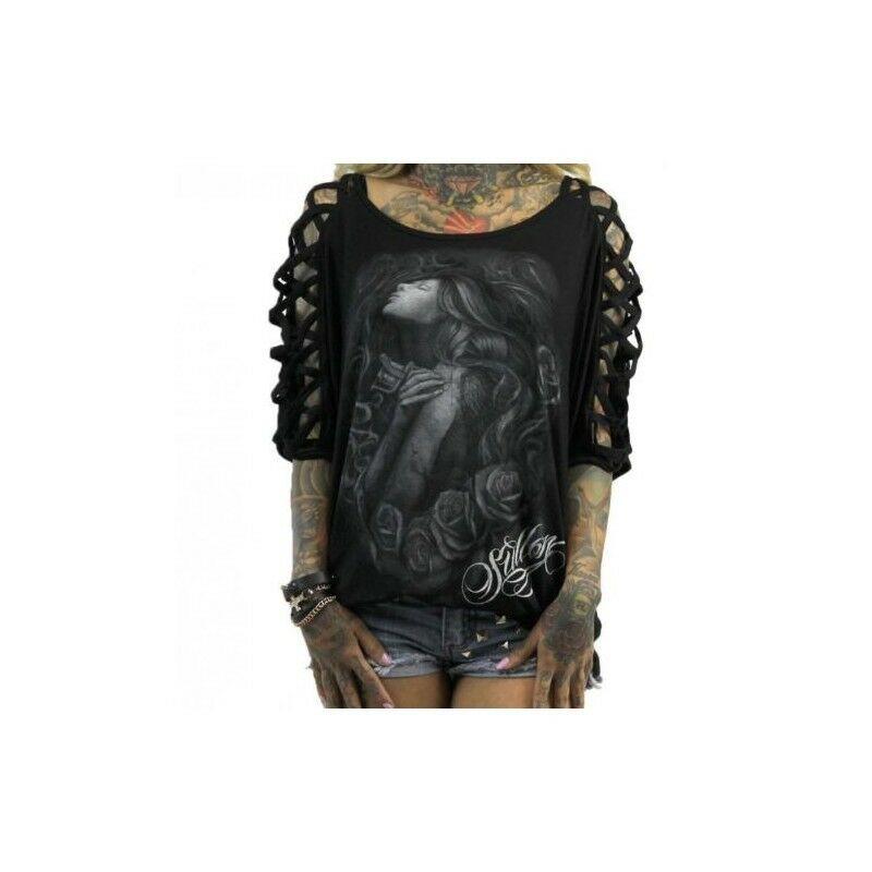 Art Driven Lattice Top-Womens Tops-Scarlett Dawn