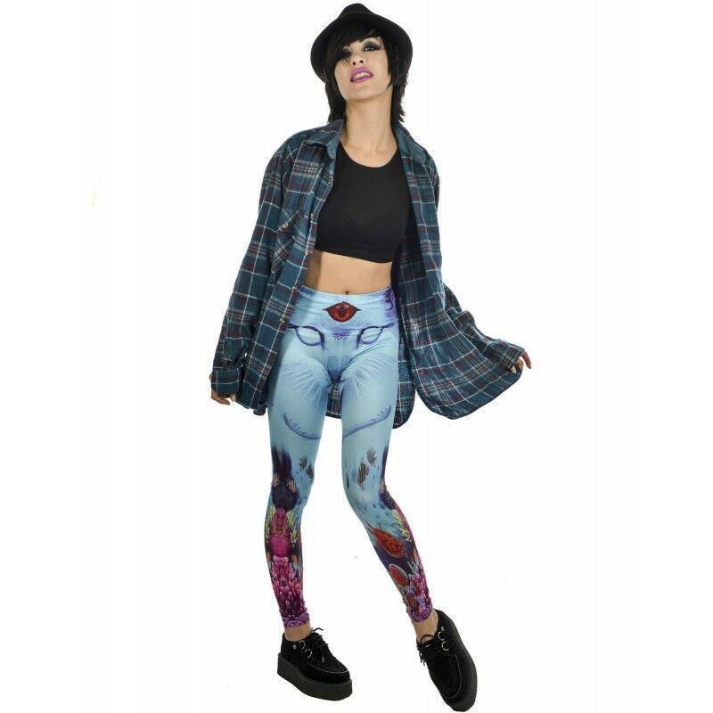 Bad Kitty Addicted Womens Leggings-Womens Leggings & Pants-Scarlett Dawn