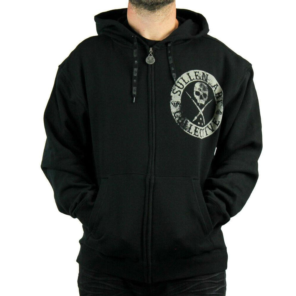 Badge of Honor BOH Mens Zipped Hoodie-Mens Jumpers, Hoodies & Long Sleeves-Scarlett Dawn