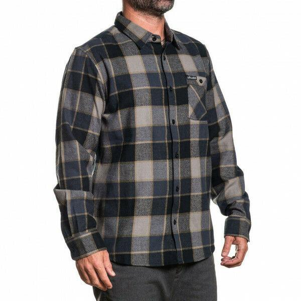 Bagger Button Up Long Sleeve Shirt-Mens Jumpers, Hoodies & Long Sleeves-Scarlett Dawn