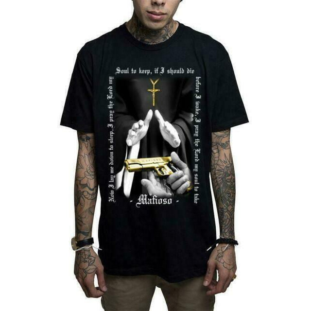 Baptism Black Mens T-Shirt-Mens T-Shirts & Tanks-Scarlett Dawn