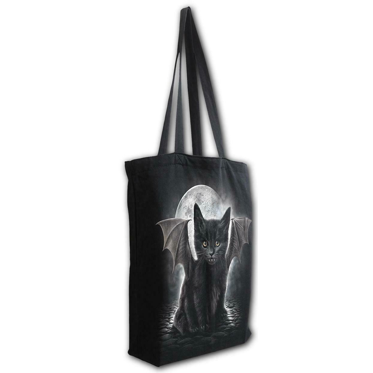 BAT CAT Bag 4 Life Canvas Long Handle Tote Bag-Womens Handbags, Purses & Wallets-Scarlett Dawn