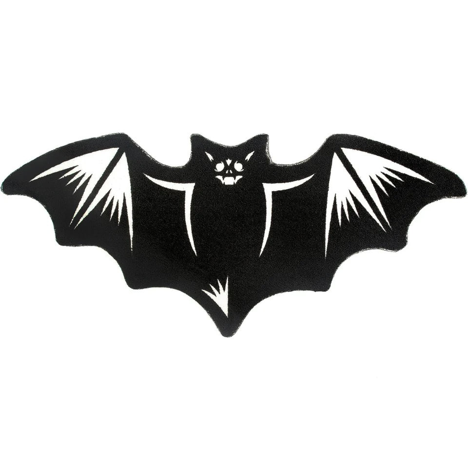 Bat Floor Rug-Rugs & Mats-Scarlett Dawn