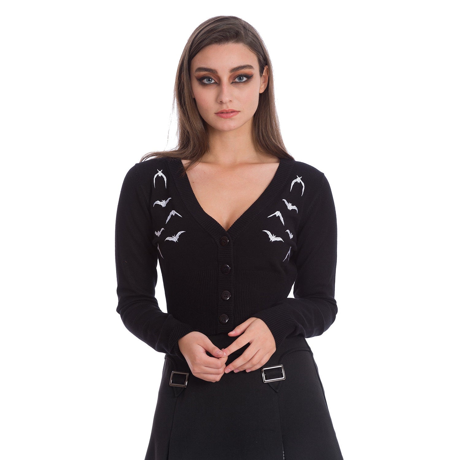 Bat Lady Cardigan-Womens Cardigans-Scarlett Dawn