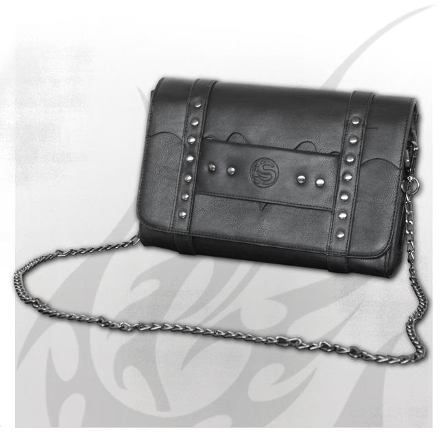 Bat Wings Studded Clutch Womens Bag-Womens Handbags, Purses & Wallets-Scarlett Dawn