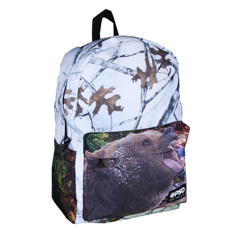 Bear Camo Backpack-Mens Bags &amp; Wallets-Scarlett Dawn