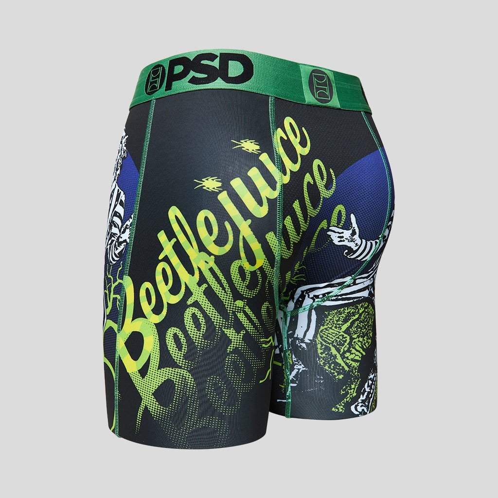 Beetlejuice Green Juice Boxer Briefs-Mens Underwear-Scarlett Dawn