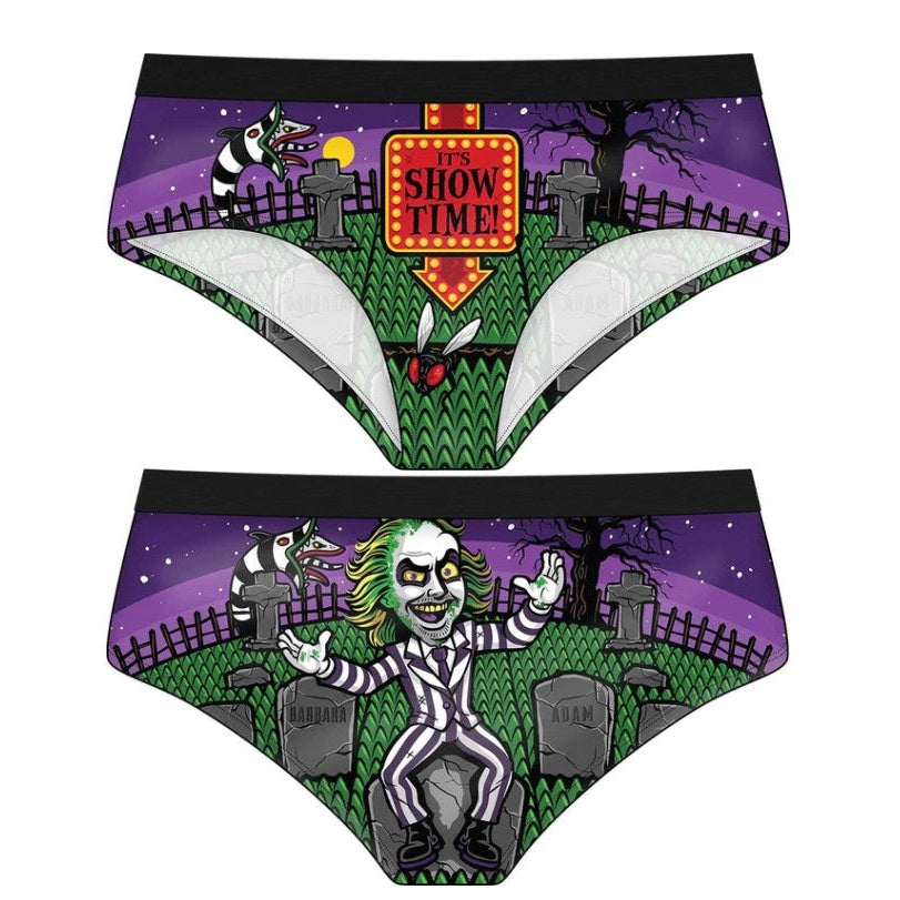 Beetlejuice Showtime Panties-Womens Underwear-Scarlett Dawn