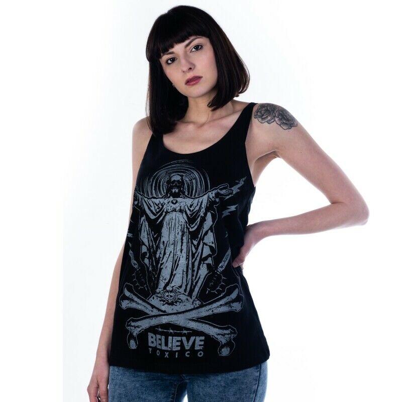 Believe Tunic Vest Womens Tank Top-Womens Tops-Scarlett Dawn