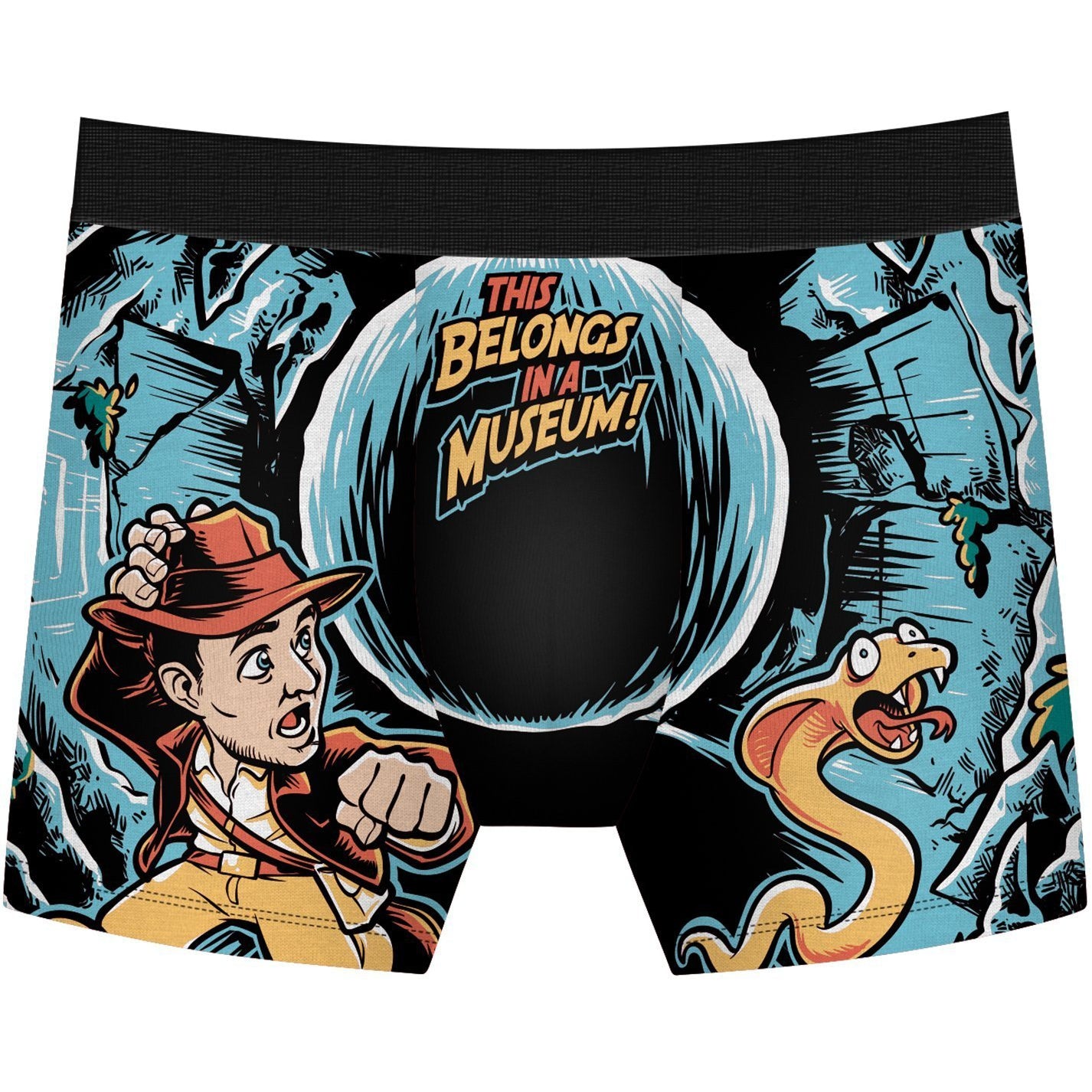 Belongs In A Museum Mens Boxer Briefs-Mens Underwear-Scarlett Dawn